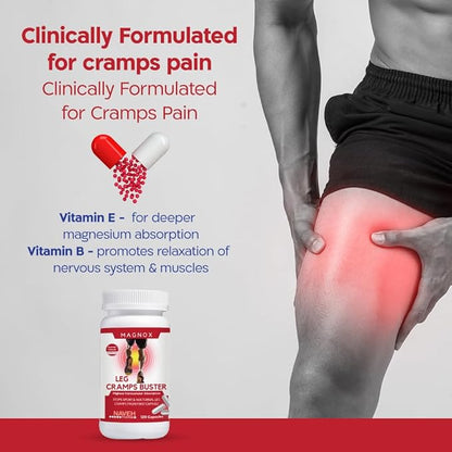 MAGNOX® Leg Cramps Buster 380mg Magnesium 3X More 120 Caps