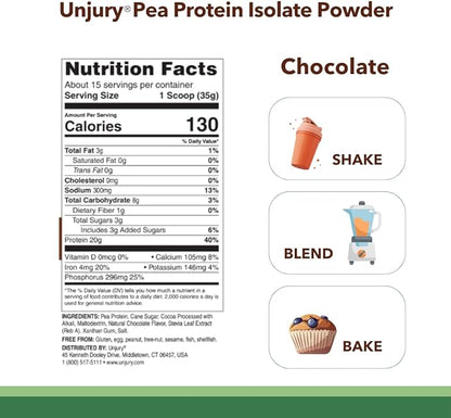 Planted Vegan Protein Powder 20g Chocolate 20 Servings