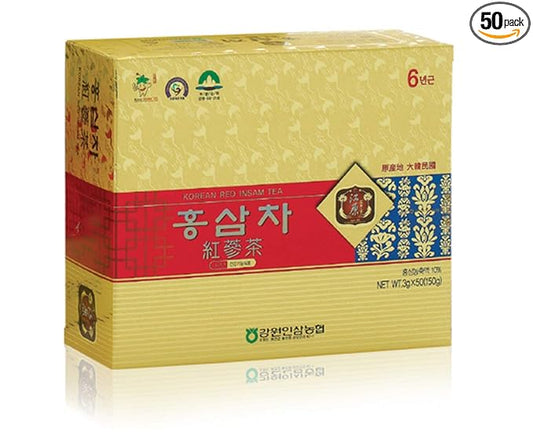 [Gangwoninsam] 6 Year Korean Red Ginseng (3g x 50 packets) 6 Year
