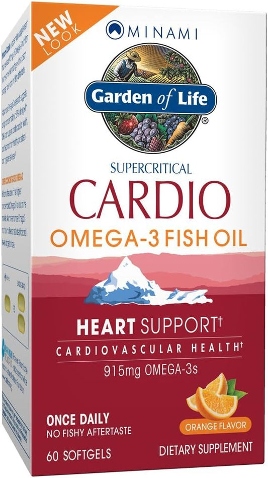 Garden of Life Fish Oil Omega 3 Omega-3 Fish 915mg Omega 3 Fatty 60 Softgels