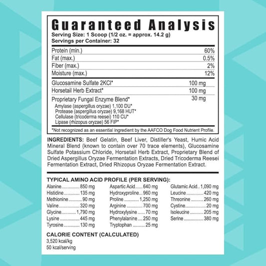 Youngevity Arthrydex Complete Nutritional Supplement | Vitamins Probiotics Enzymes | Pets Healthy Bones & Joints -1 lb Canister (Pack of 4)