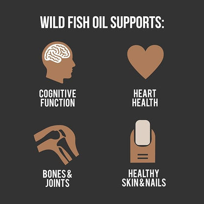 Wild Foods Omega 3 Fish Oil 120 Capsules (1 pk)