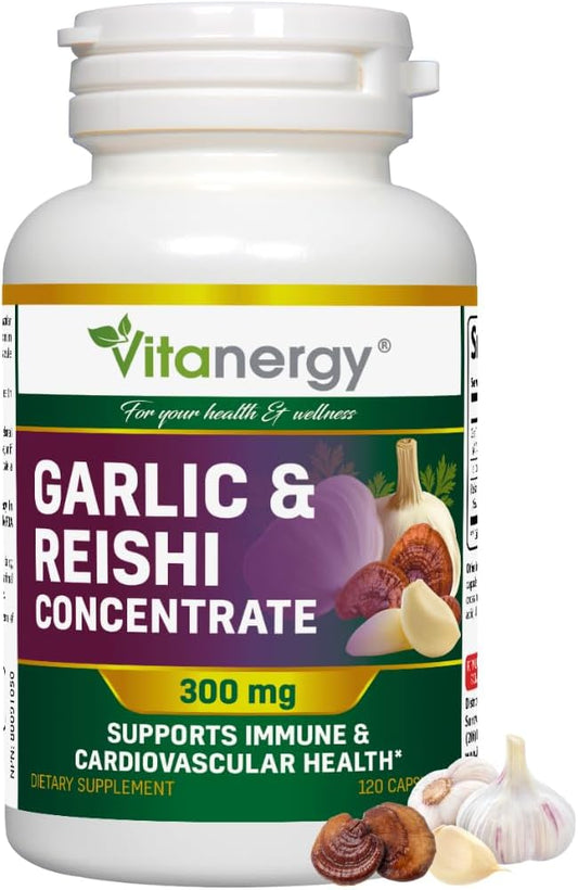 Garlic & Reishi Capsules 120 Vegan