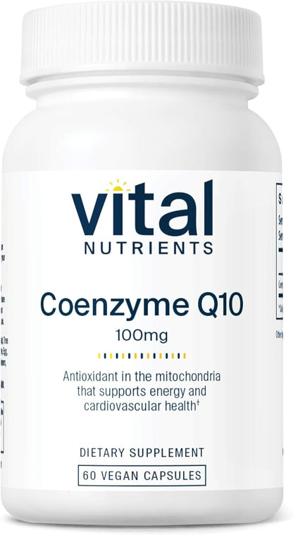 Vital Nutrients CoQ10 100mg Q10 from 60 Capsules