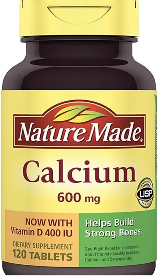 Nature Made Calcium 600 mg 120 Tablets