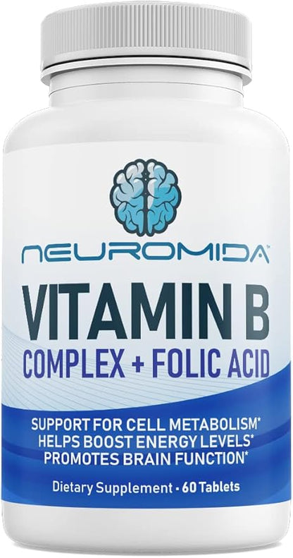 Vitamin B Complex and Folic Acid 60 Tablets