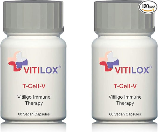Vitiligo T-Cell-V Immune Therapy Capsules – 4 Months Supply
