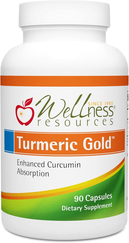 Turmeric Gold Caps with TurmiPure Turmeric Extract (90 Capsules)