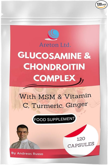 High Strength 6-in-1 Glucosamine Chondroitin MSM 120 Count