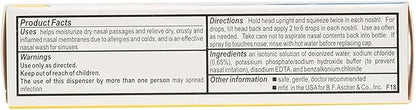 AYR Saline Nasal Mist, 1.69-Ounce Spray 2 Count 2)
