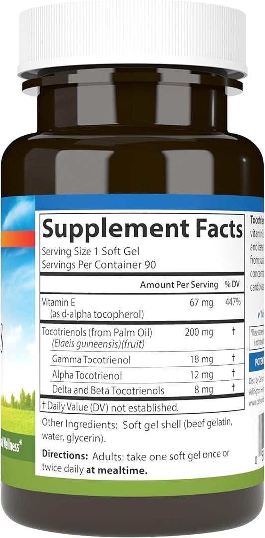 Carlson - Tocotrienols, 40 mg, 90 Softgels