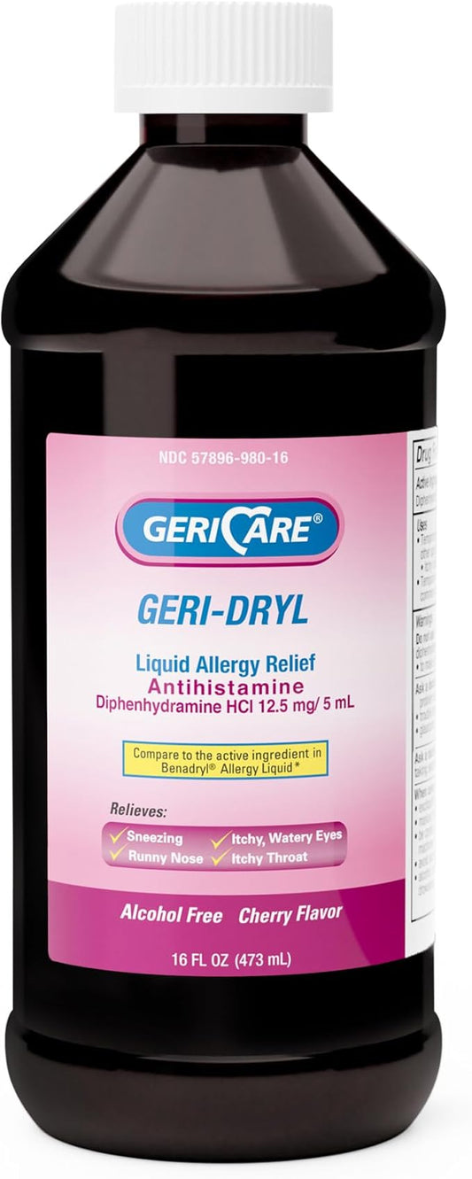 GeriCare Geri-Dryl Diphenhydramine HCI Solution 16 FL 1)
