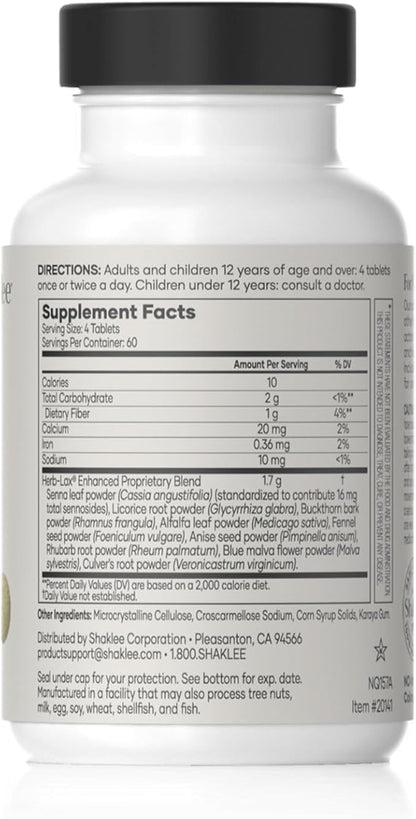 Shaklee - Herb-Lax® Gentle Laxative - 240 Tablets