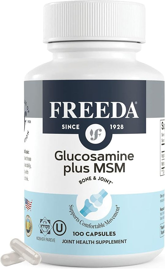 FREEDA Glucosamine MSM (100 Capsules)