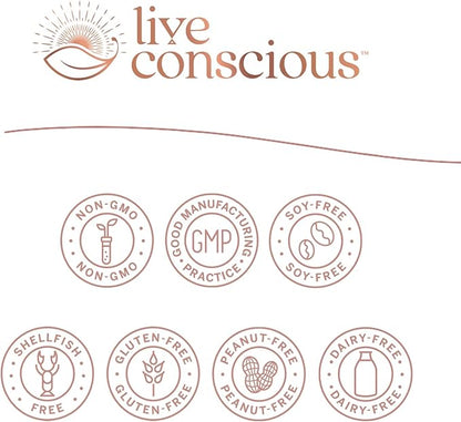 Live Conscious Vitamin K2 MK7 D3 Supplement D3 5000 5000 IU (2-Pack)