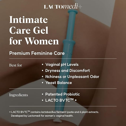 Intimate Care Gel | 20-Day Intensive Care Package | Vaginal Probiotics Applicator | Yeast Infection Care | BV Gel | pH Balance Gel | Itchiness and Unpleasant Odor | 1Box x 20pcs