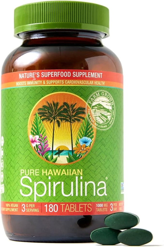 Nutrex Hawaii, Pure Hawaiian Spirulina 1000 mg 180 Count