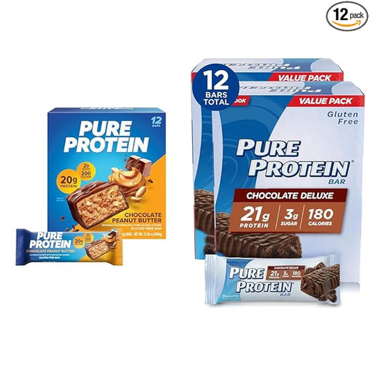 Pure Protein Bars, High Protein, Nutritious 12 Count 12 Count