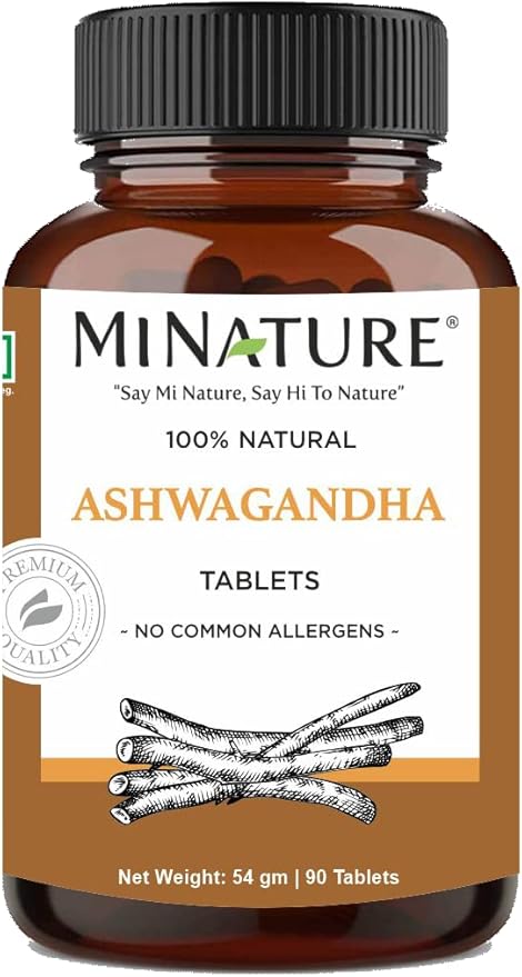 Ashwagandha Tablets- 90 Tablets, 1000 mg 45 Days |100% Natural