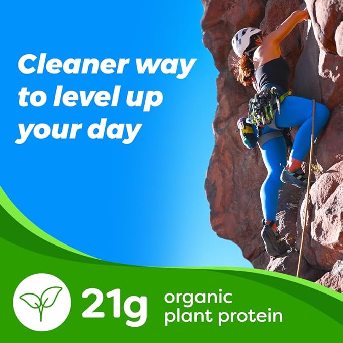 Orgain Organic Vegan Protein Powder, Vanilla Bean 21g Plant 4g Prebiotic 1.02 lb