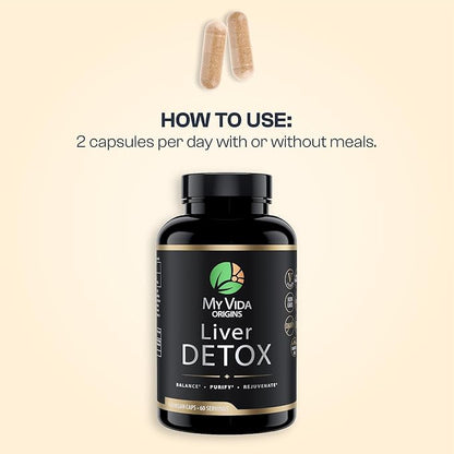 My Vida Origins Liver Detox 120 Capsules