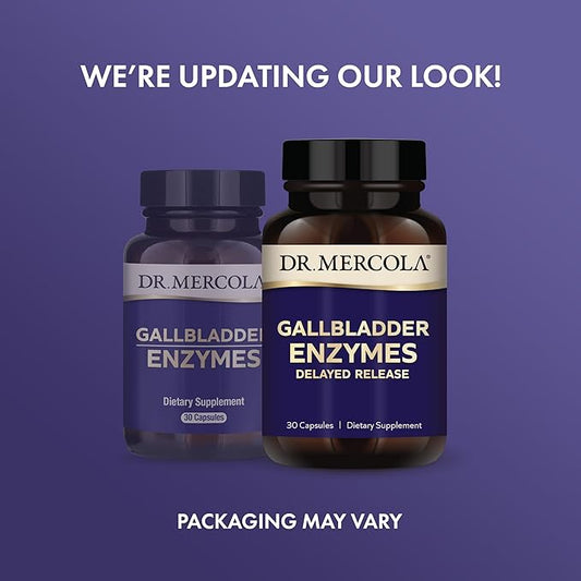 Dr. Mercola Gallbladder Enzymes Delayed Release, 90 Servings (90 Capsules),