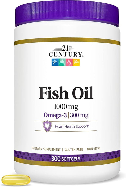 21st Century Fish Oil 1000 mg 300 Count