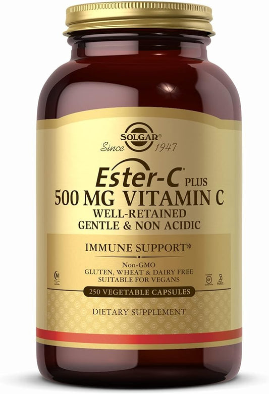Solgar Ester-C Plus 500mg Vitamin C 250 Vegetable