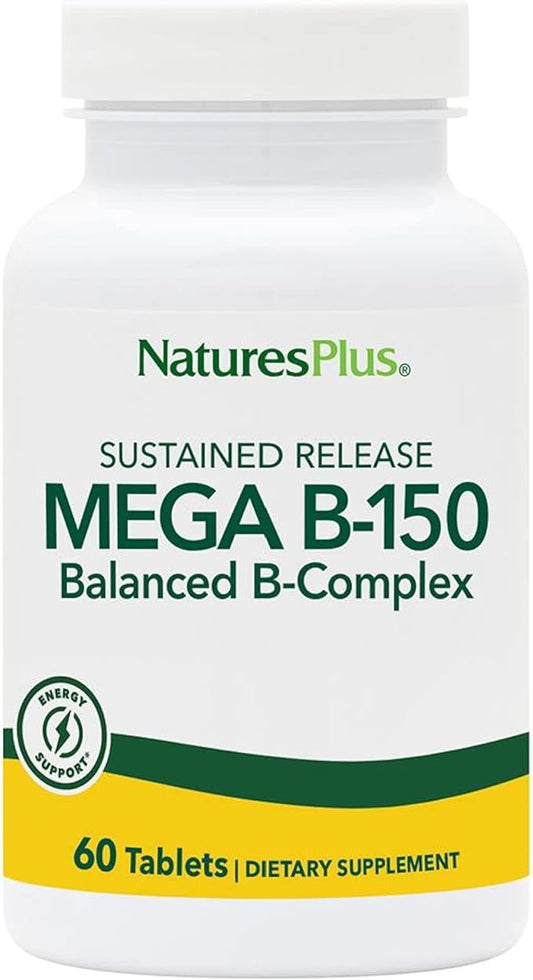 NaturesPlus Mega B150 Complex 60 Vegetarian 60 Servings