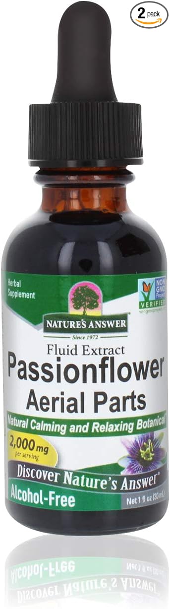 Nature's Answer Passion Flower 2000mg 1oz Extract 1oz | 2 Pack