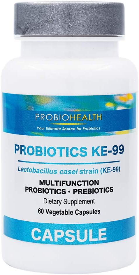 Probiohealth: Probiotics 6 Billion CFU, Probiotics (KE-99), FOS, 60 Count