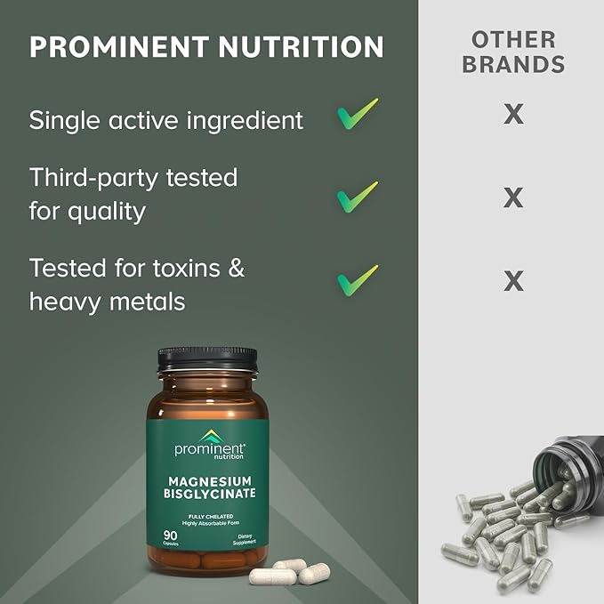 Magnesium Bisglycinate Capsules 240 mg, 45 Day