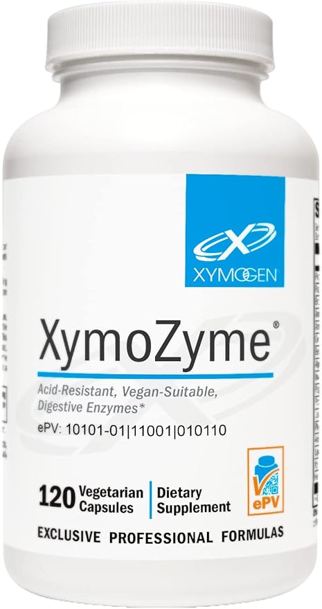 XYMOGEN XymoZyme - Vegan Digestive Enzymes (120 Capsules)