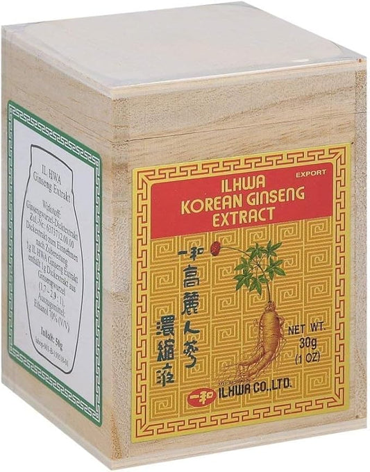 ILHWA Pure Concentrated Ginseng Extract (1.05oz, 30g, Pack 3) - 100% Pure 450 mg
