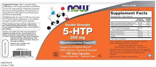 5-HTP 200 mg Now Foods 120