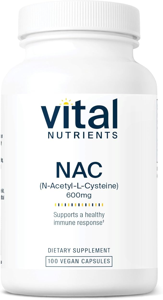Vital Nutrients NAC 600mg 100 Capsules