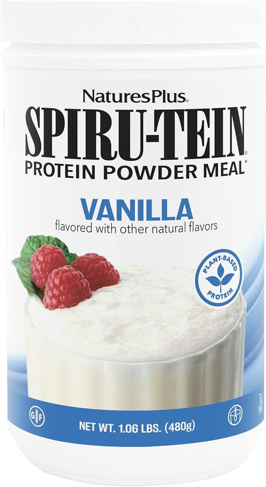 NaturesPlus SPIRU-TEIN, Vanilla 1.06 lbs 16 Servings