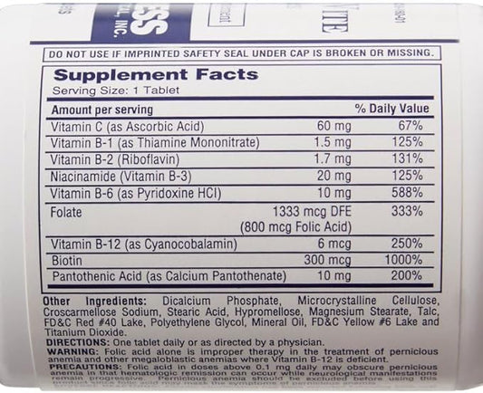 Rena-Vite Tablets, 100 Tablets Per Bottle (3 Bottles)