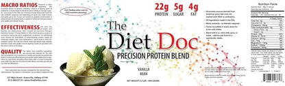 The Diet Doc Precision Protein Blend: 2.2lb (Vanilla