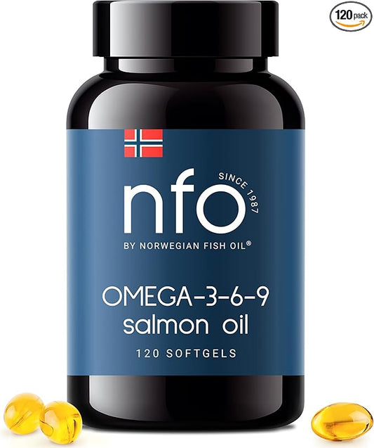 Omega 3 6 9 Salmon Oil [120 Capsules]