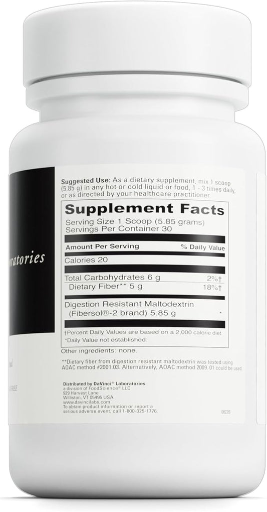 DAVINCI Labs Clearly Fiber 30 Servings