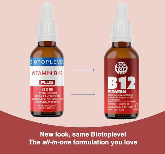 Vitamin B12 Sublingual Liquid Drops (5000 B1 & B6 in