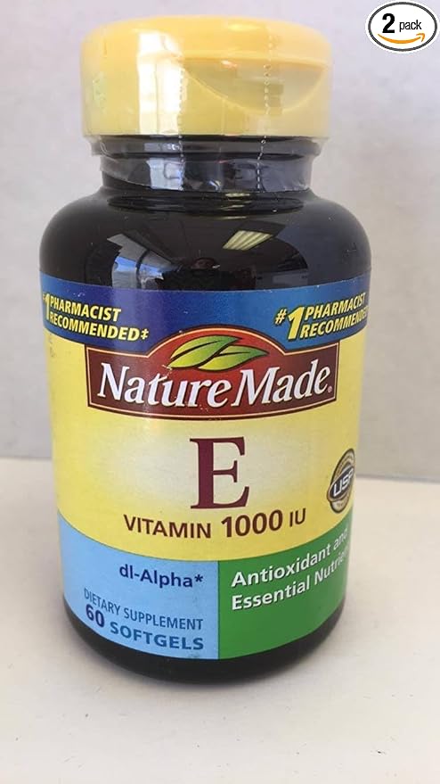Nature Made dl-Alpha Vitamin E 1000 60 ea 2)