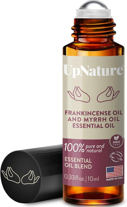 UpNature Frankincense Oil and Myrrh Oil 100% Natural