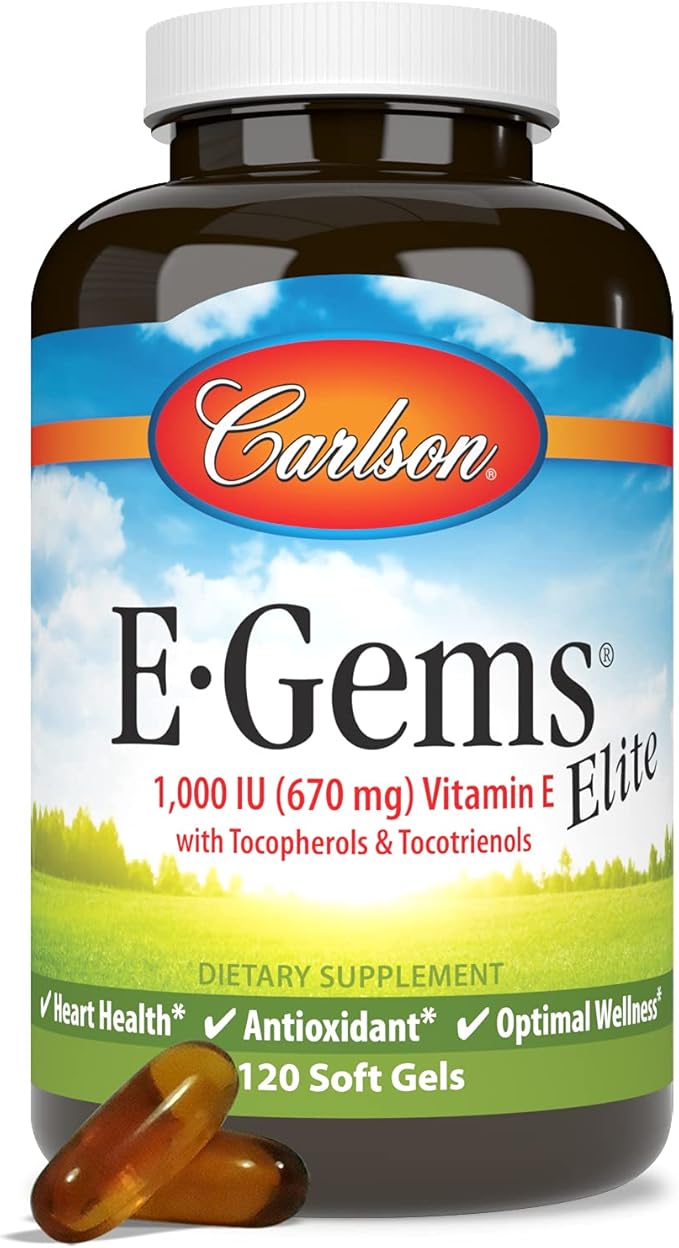 Carlson - E-Gems Elite, 1000 IU 120 soft