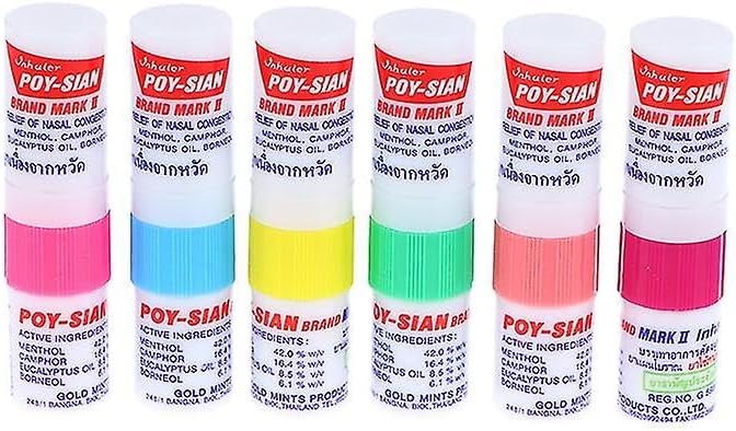 POY-SIAN Mark II Menthol Aromatherapy Nasal 6)