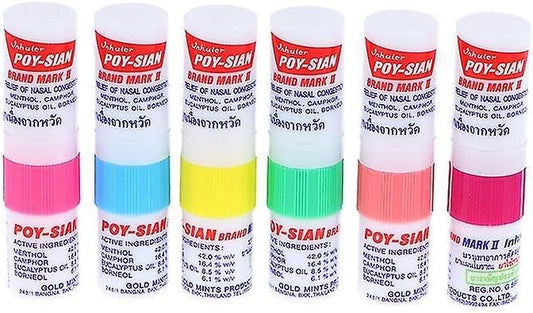 POY-SIAN Mark II Menthol Aromatherapy Nasal 6)