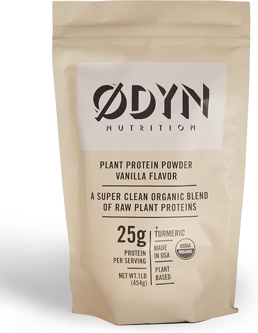 Organic Plant Based Protein Powder, 25g of 454g.