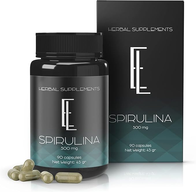 Spirulina Capsules - 90 x 500