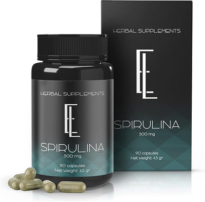 Spirulina Capsules - 90 x 500